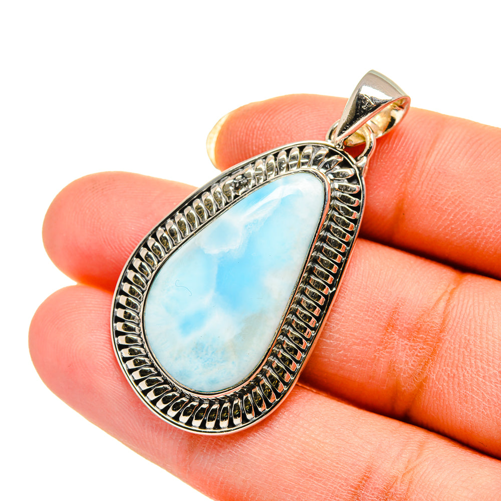 Larimar Pendants handcrafted by Ana Silver Co - PD12464