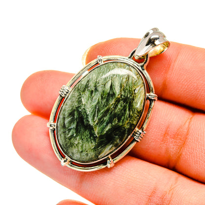 Seraphinite Pendants handcrafted by Ana Silver Co - PD12465