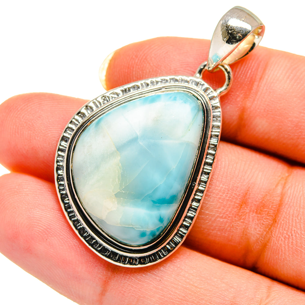 Larimar Pendants handcrafted by Ana Silver Co - PD12473