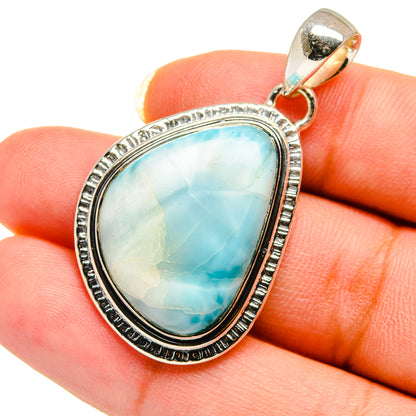 Larimar Pendants handcrafted by Ana Silver Co - PD12473