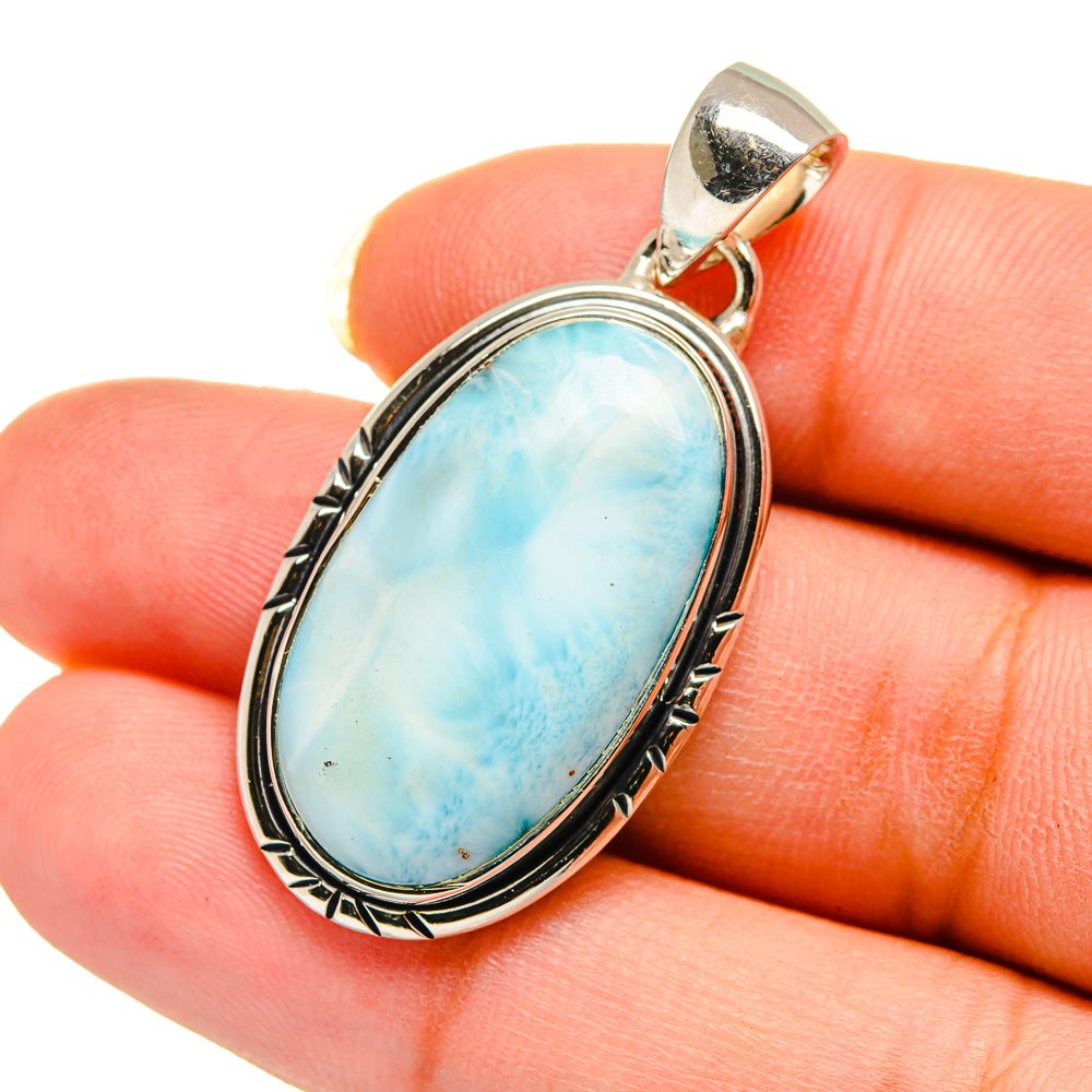 Larimar Pendants handcrafted by Ana Silver Co - PD12476