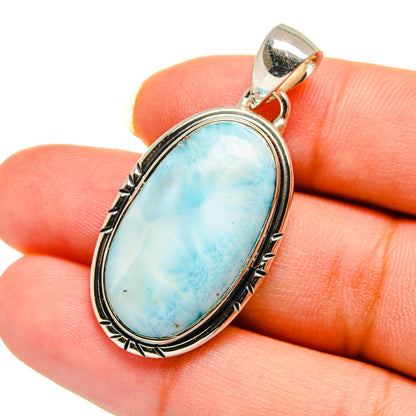 Larimar Pendants handcrafted by Ana Silver Co - PD12476
