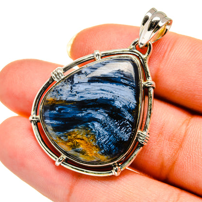 Pietersite Pendants handcrafted by Ana Silver Co - PD12489