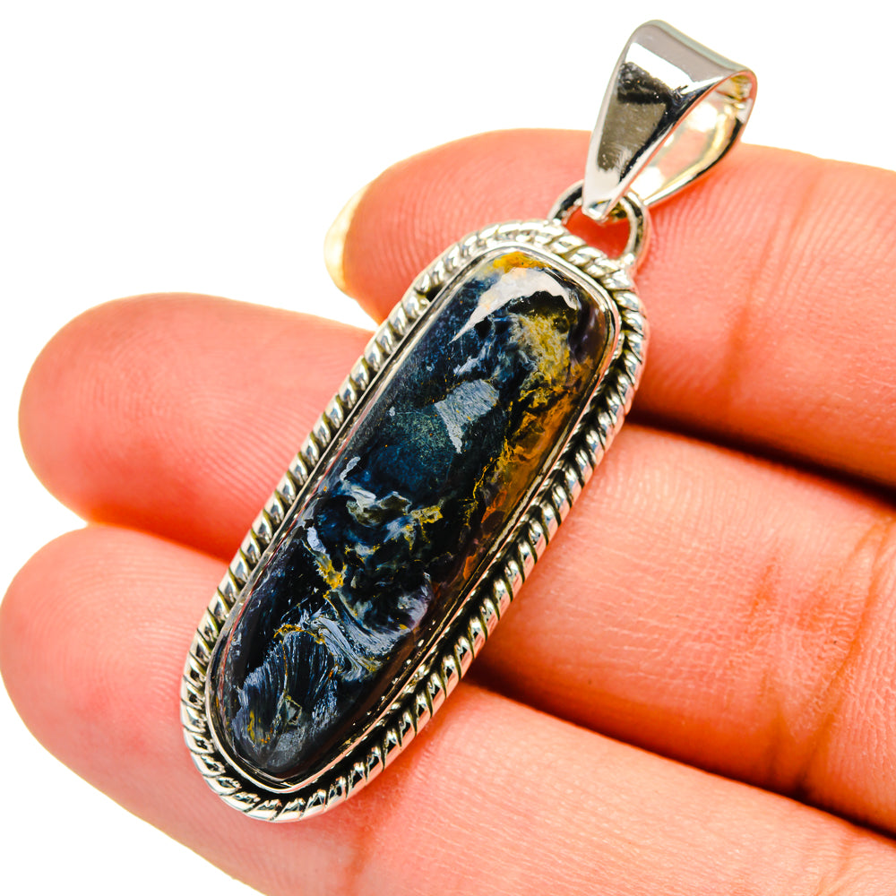Pietersite Pendants handcrafted by Ana Silver Co - PD12494
