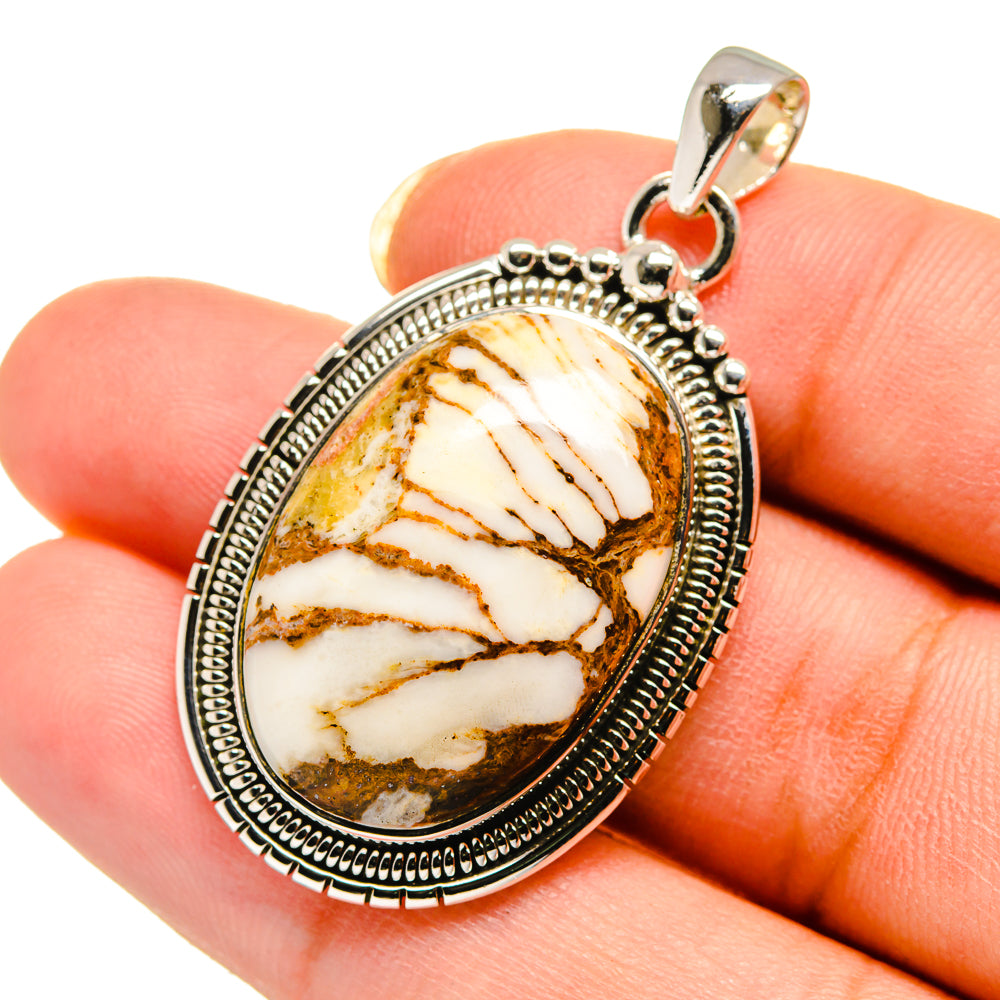 Peanut Wood Jasper Pendants handcrafted by Ana Silver Co - PD12507