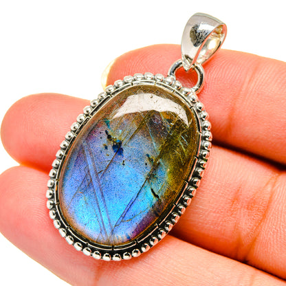Labradorite Pendants handcrafted by Ana Silver Co - PD12516