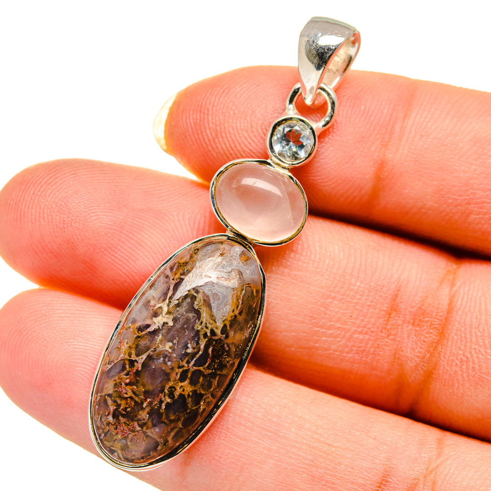 Ocean Jasper Pendants handcrafted by Ana Silver Co - PD12520