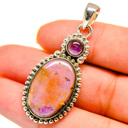 Phosphosiderite Pendants handcrafted by Ana Silver Co - PD12528