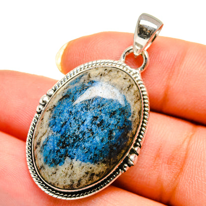 K2 Blue Azurite Pendants handcrafted by Ana Silver Co - PD12560