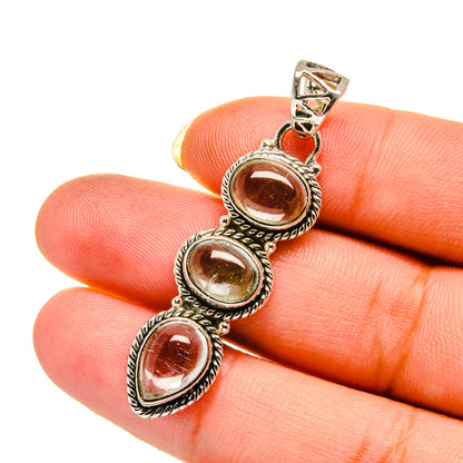 Rainbow Moonstone Pendants handcrafted by Ana Silver Co - PD12576