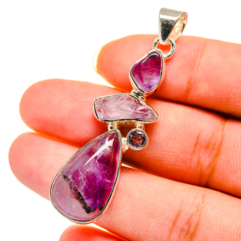 Amethyst Pendants handcrafted by Ana Silver Co - PD12580