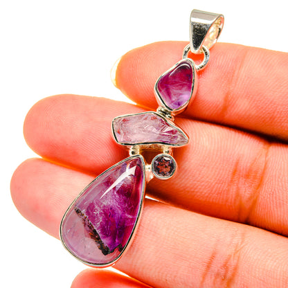 Amethyst Pendants handcrafted by Ana Silver Co - PD12580