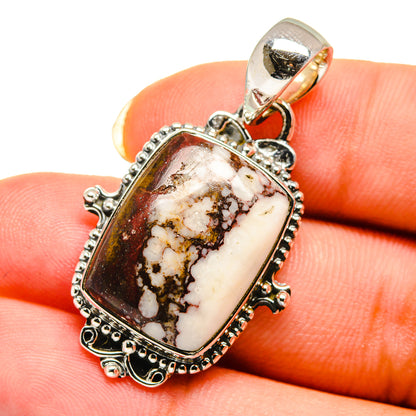 Peanut Wood Jasper Pendants handcrafted by Ana Silver Co - PD12588