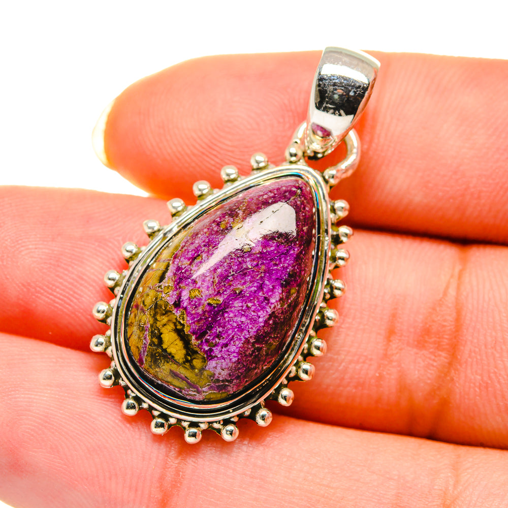 Stichtite Pendants handcrafted by Ana Silver Co - PD12591