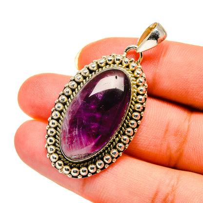 Amethyst Pendants handcrafted by Ana Silver Co - PD12594