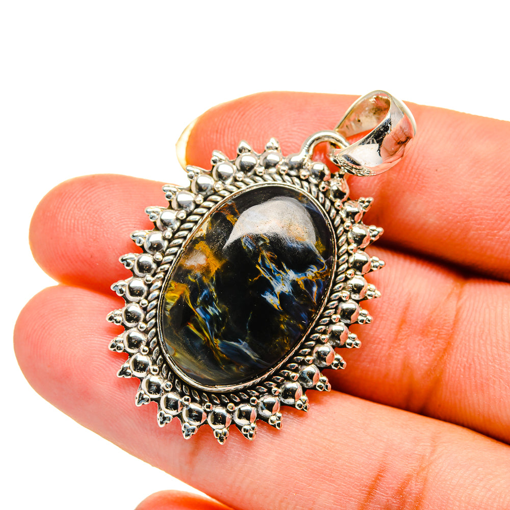 Pietersite Pendants handcrafted by Ana Silver Co - PD12599