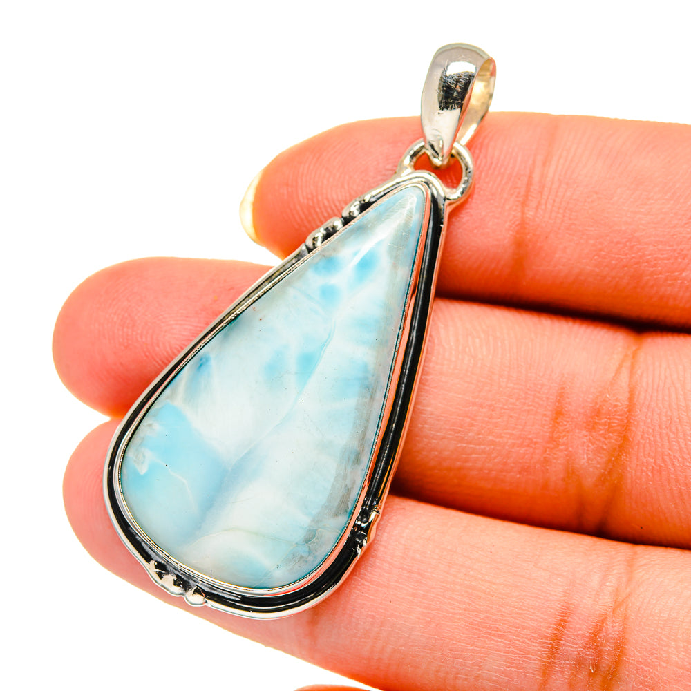 Larimar Pendants handcrafted by Ana Silver Co - PD12608