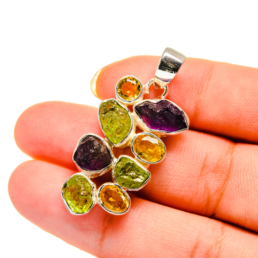 Amethyst Pendants handcrafted by Ana Silver Co - PD12617