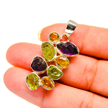 Amethyst Pendants handcrafted by Ana Silver Co - PD12617