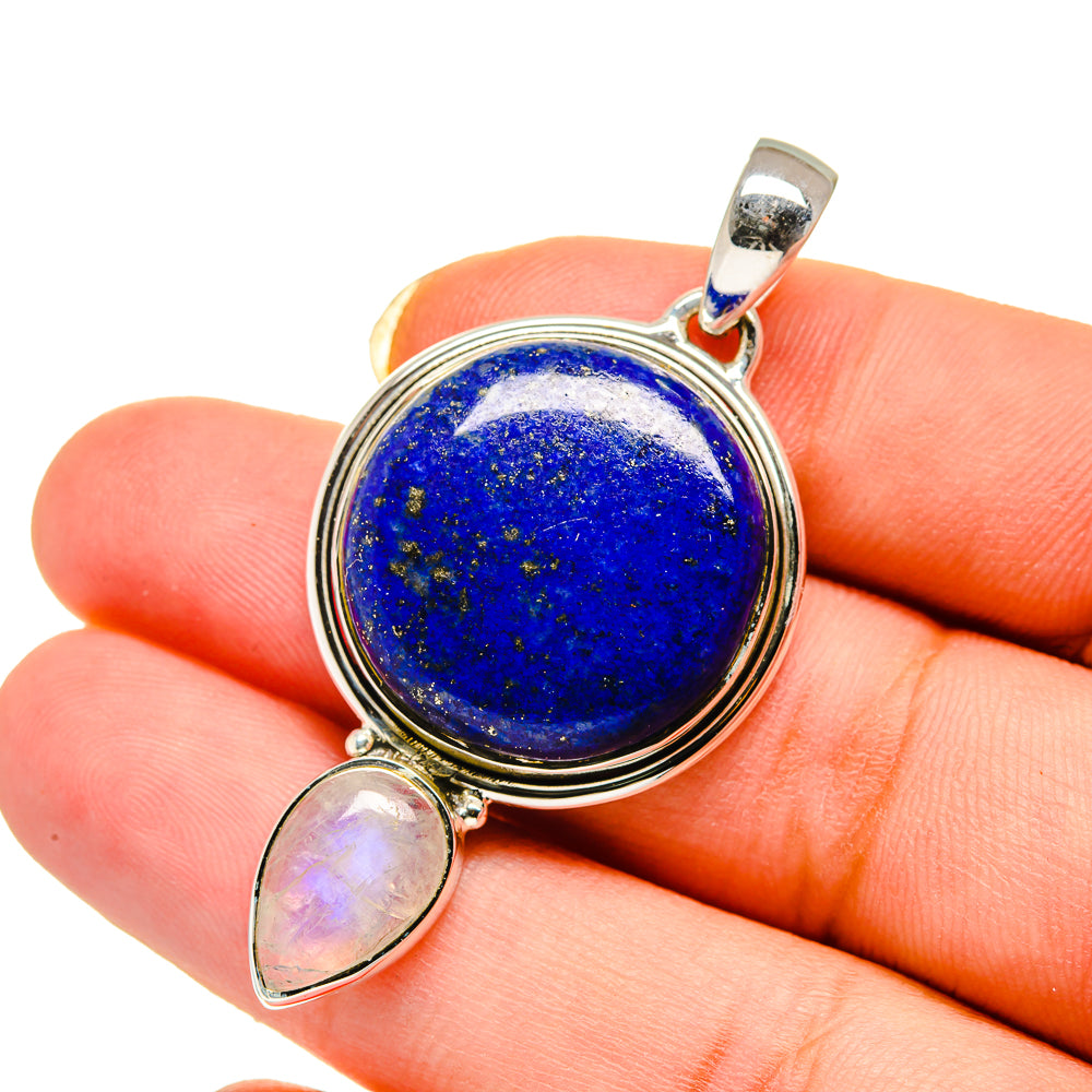 Lapis Lazuli Pendants handcrafted by Ana Silver Co - PD12618