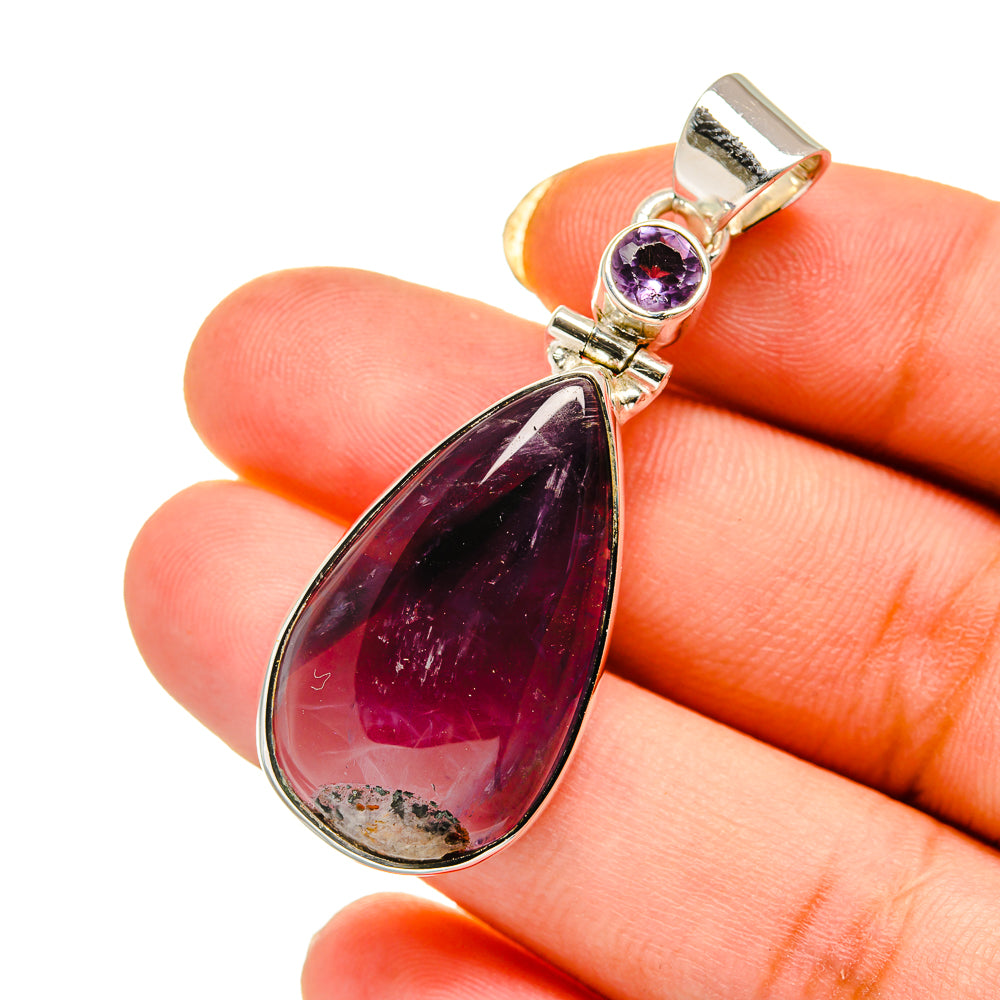 Amethyst Pendants handcrafted by Ana Silver Co - PD12627