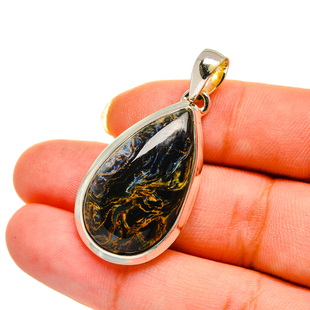 Pietersite Pendants handcrafted by Ana Silver Co - PD12628