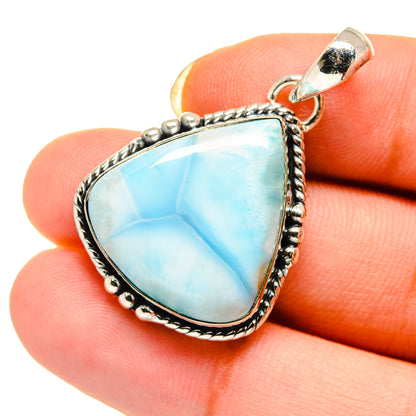 Larimar Pendants handcrafted by Ana Silver Co - PD12634