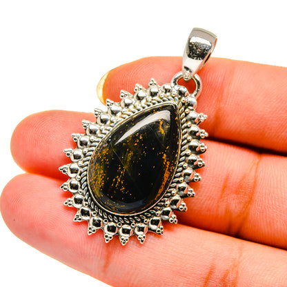 Pietersite Pendants handcrafted by Ana Silver Co - PD12637