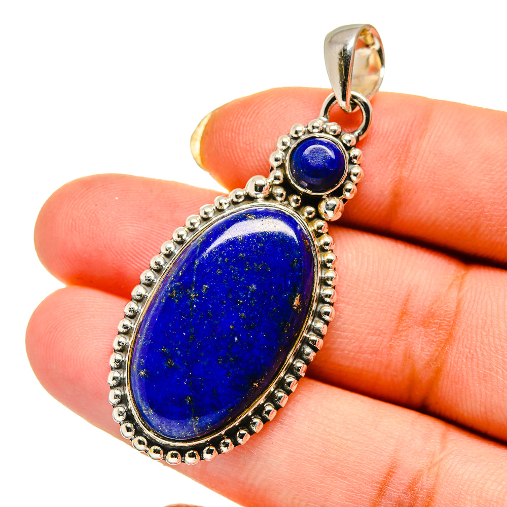 Lapis Lazuli Pendants handcrafted by Ana Silver Co - PD12642
