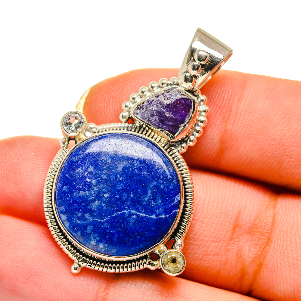 Sodalite Pendants handcrafted by Ana Silver Co - PD12643