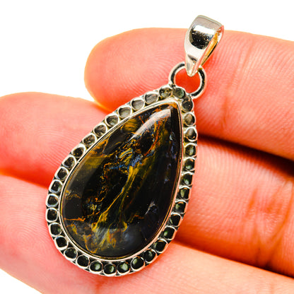 Pietersite Pendants handcrafted by Ana Silver Co - PD12666