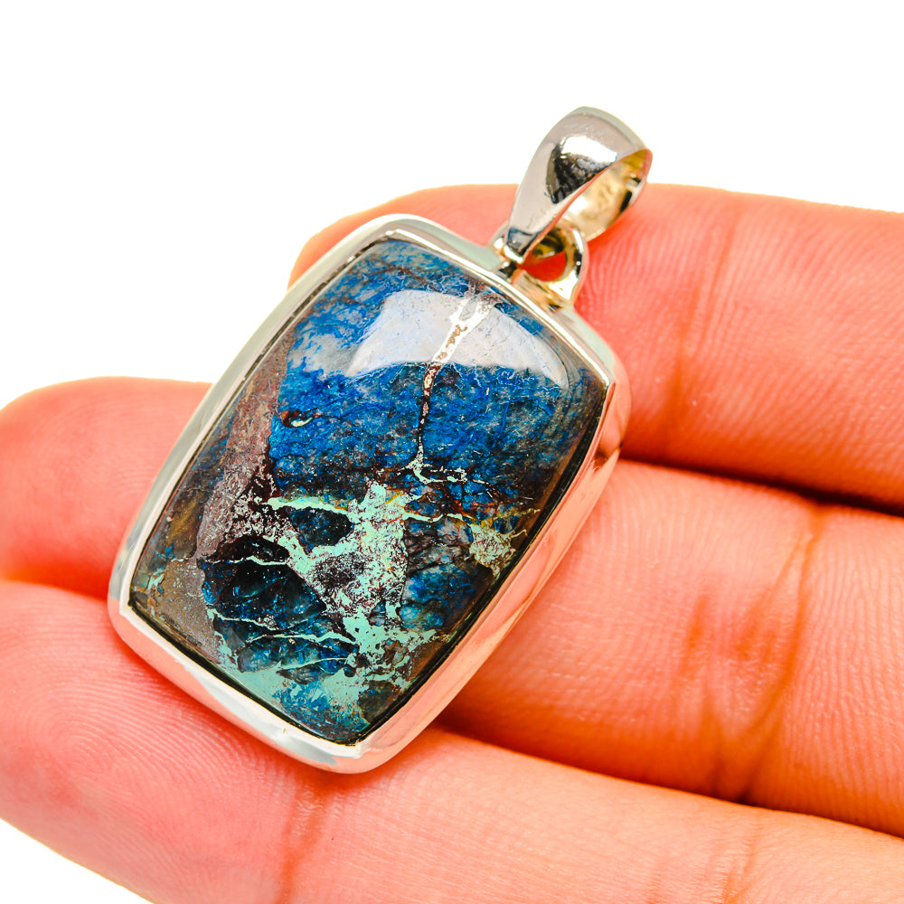 Shattuckite Pendants handcrafted by Ana Silver Co - PD12673
