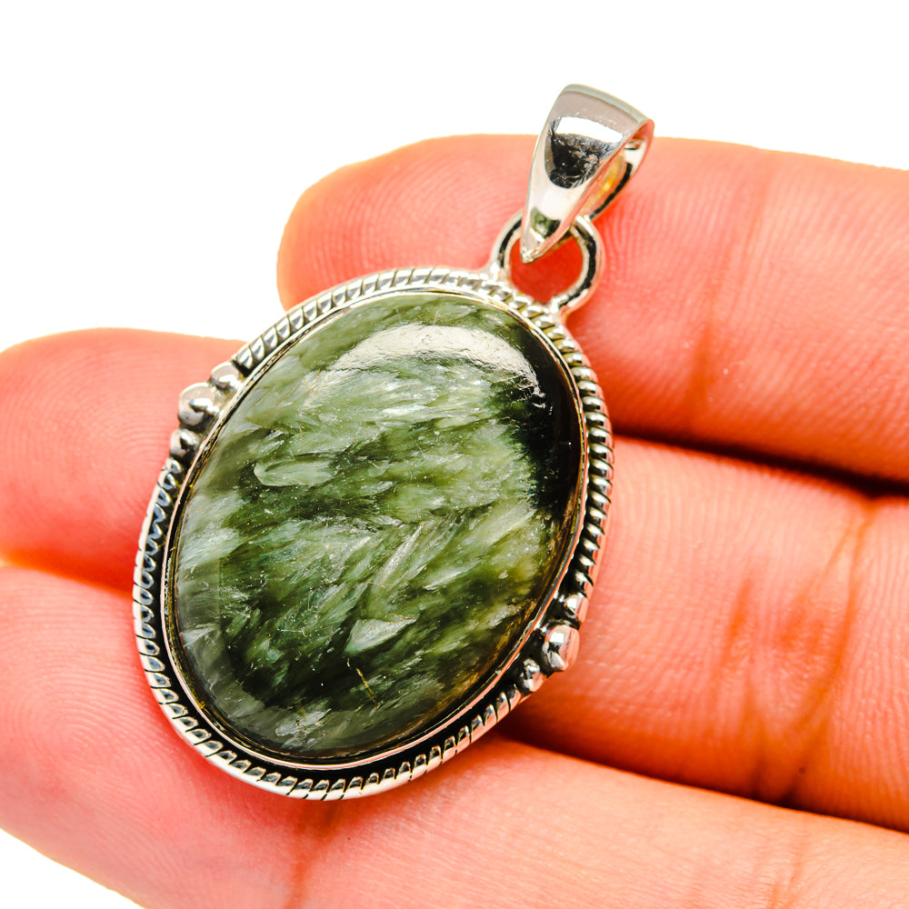 Seraphinite Pendants handcrafted by Ana Silver Co - PD12678