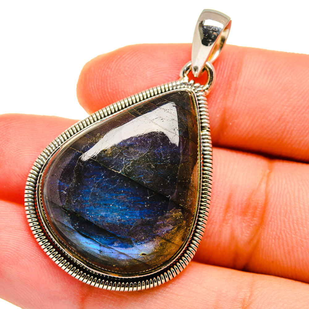 Labradorite Pendants handcrafted by Ana Silver Co - PD12679