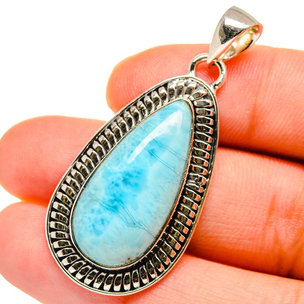 Larimar Pendants handcrafted by Ana Silver Co - PD12703