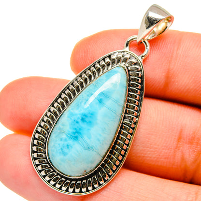 Larimar Pendants handcrafted by Ana Silver Co - PD12703