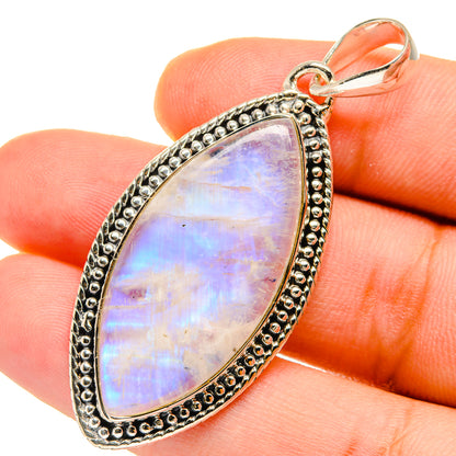 Rainbow Moonstone Pendants handcrafted by Ana Silver Co - PD12707