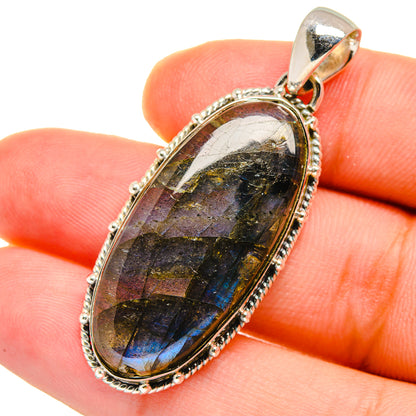 Labradorite Pendants handcrafted by Ana Silver Co - PD12709