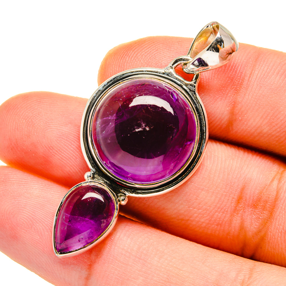 Amethyst Pendants handcrafted by Ana Silver Co - PD12711