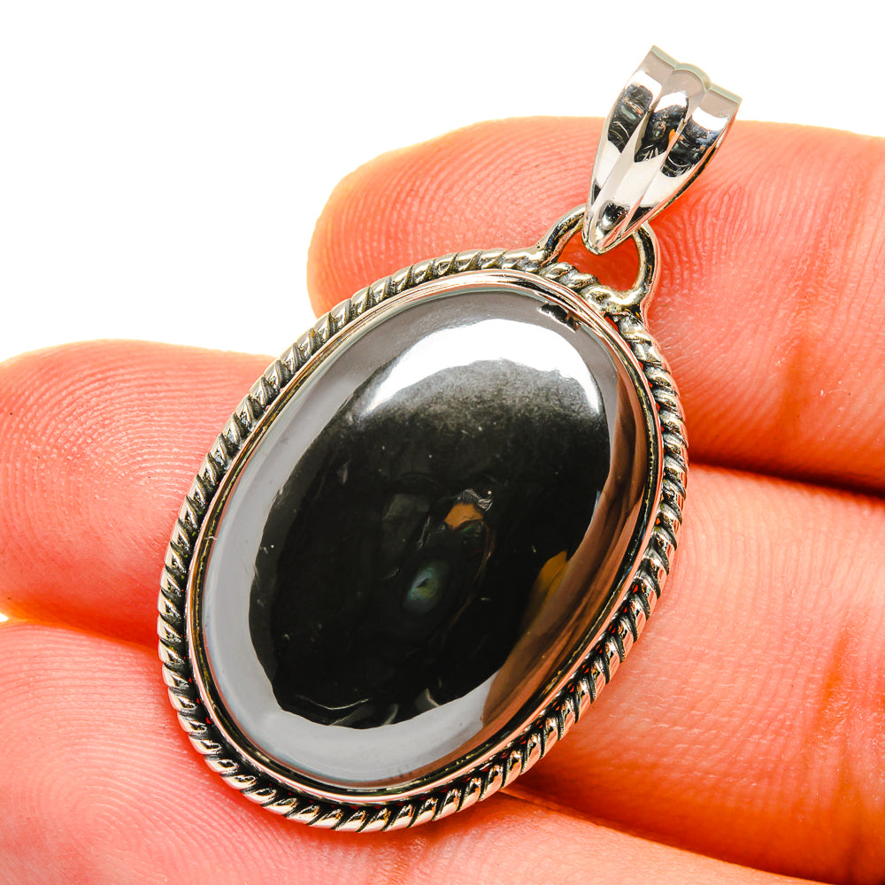 Hematite Pendants handcrafted by Ana Silver Co - PD12713