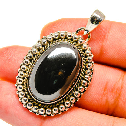 Hematite Pendants handcrafted by Ana Silver Co - PD12715