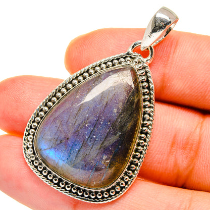 Labradorite Pendants handcrafted by Ana Silver Co - PD12717