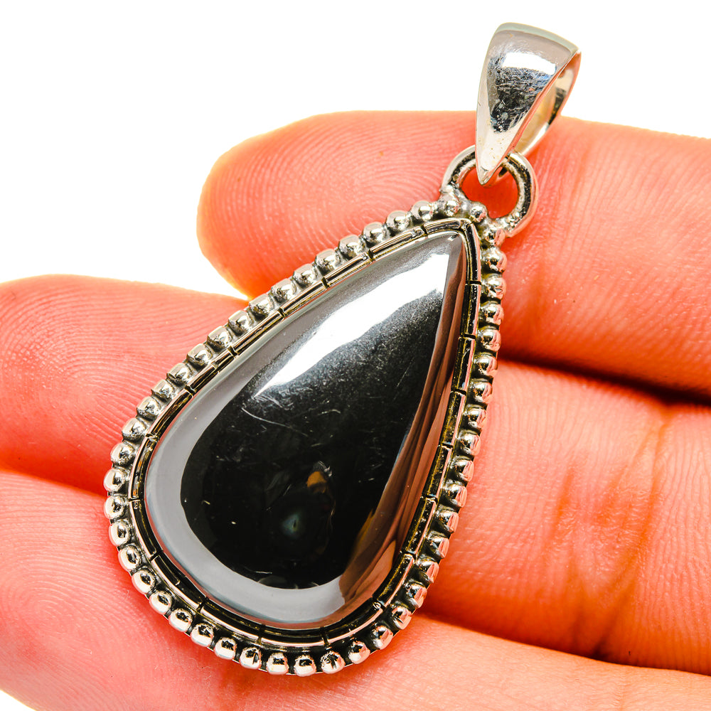Hematite Pendants handcrafted by Ana Silver Co - PD12718