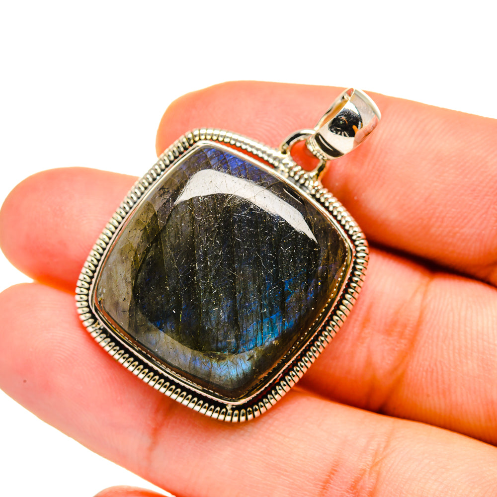 Labradorite Pendants handcrafted by Ana Silver Co - PD12721