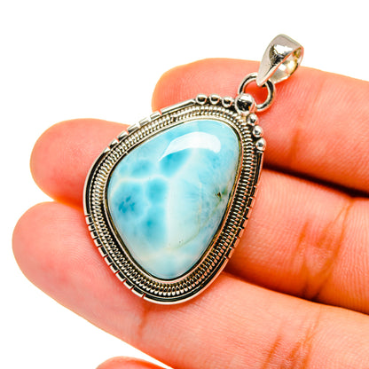 Larimar Pendants handcrafted by Ana Silver Co - PD12725