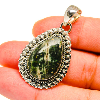 Ocean Jasper Pendants handcrafted by Ana Silver Co - PD12727
