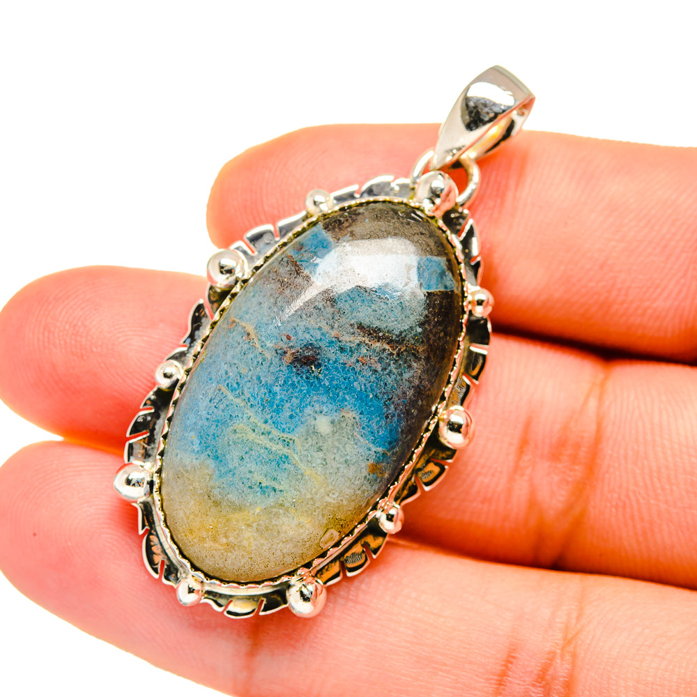 Shattuckite Pendants handcrafted by Ana Silver Co - PD12733