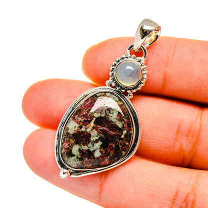 Russian Eudialyte Pendants handcrafted by Ana Silver Co - PD12739