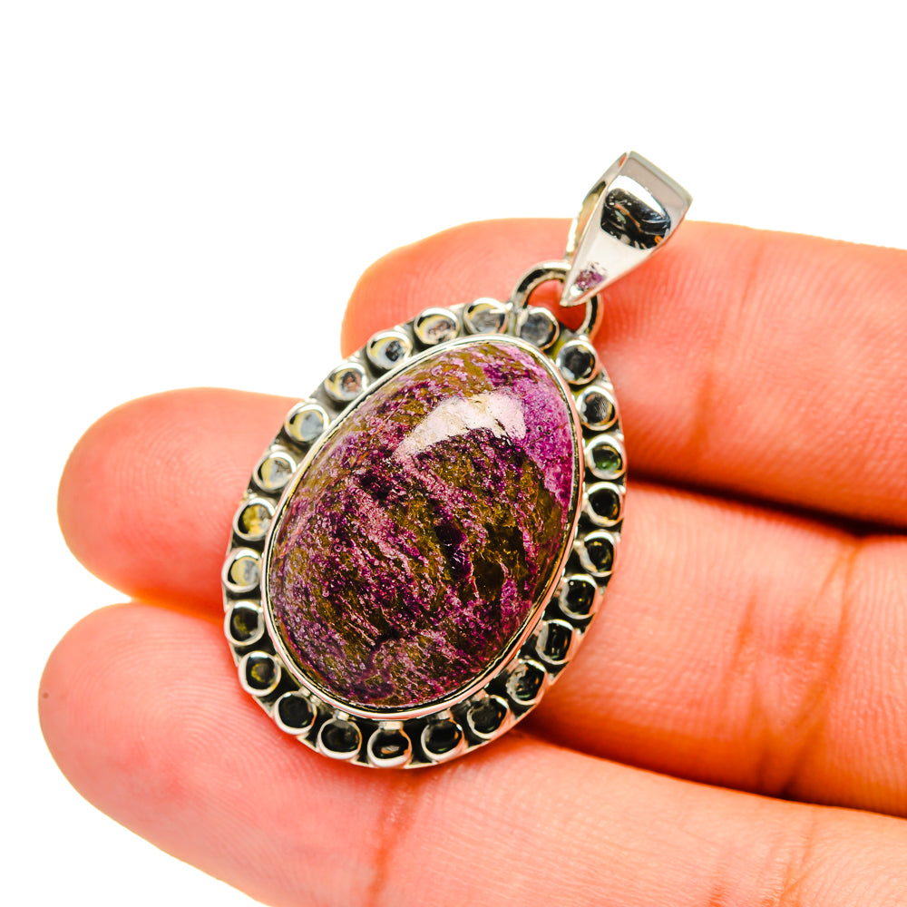 Stichtite Pendants handcrafted by Ana Silver Co - PD12740