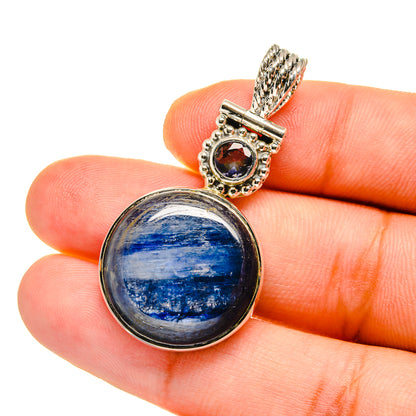 Kyanite Pendants handcrafted by Ana Silver Co - PD12746
